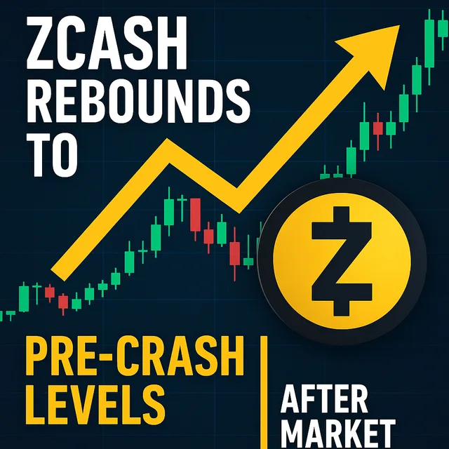 Zcash Rebounds to Pre-Crash Levels After Market Meltdown — Privacy Coin Defies Volatility with 4x Monthly Surge