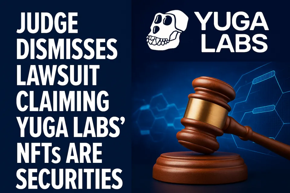 Judge Dismisses Lawsuit Claiming Yuga Labs’ NFTs Are Securities