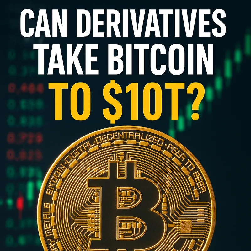 Options and Derivatives Could Propel Bitcoin Toward $10 Trillion Market Cap, Says Analyst