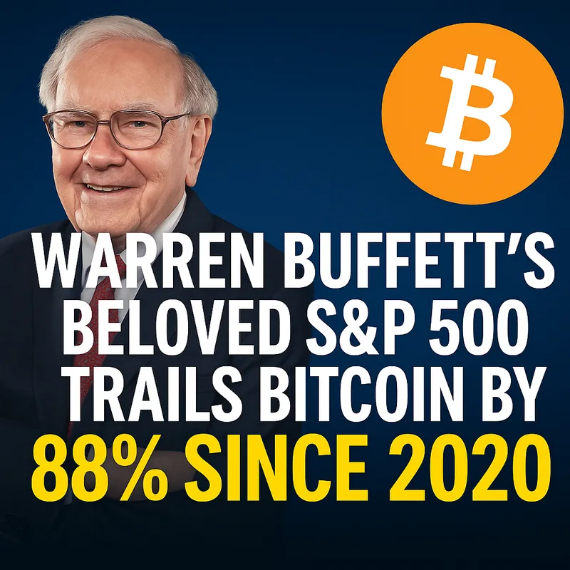 Warren Buffett’s Beloved S&P 500 Trails Bitcoin by 88% Since 2020 — Despite Record Highs