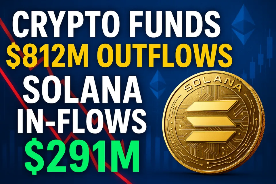 Crypto Funds See $812M Outflows, But Solana Defies Trend With $291M Inflows