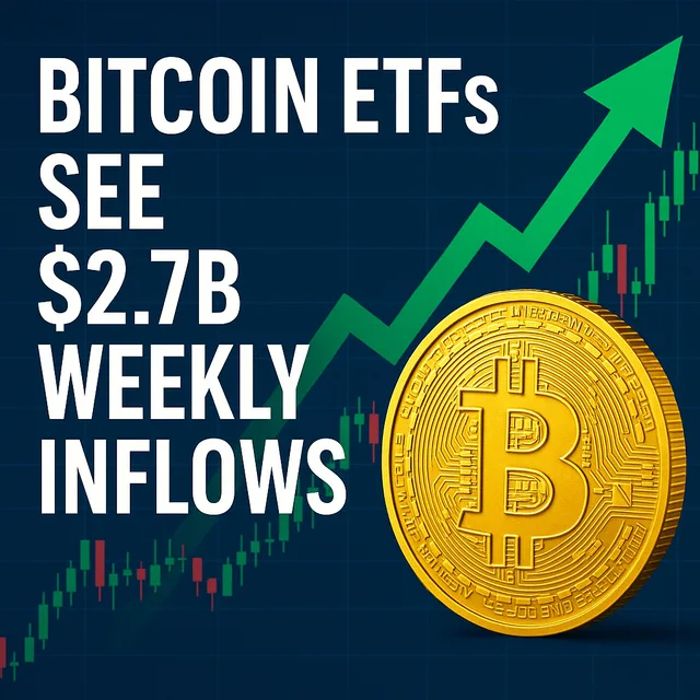 Bitcoin ETFs extend ‘Uptober’ rally with $2.7B inflows, institutional appetite surges