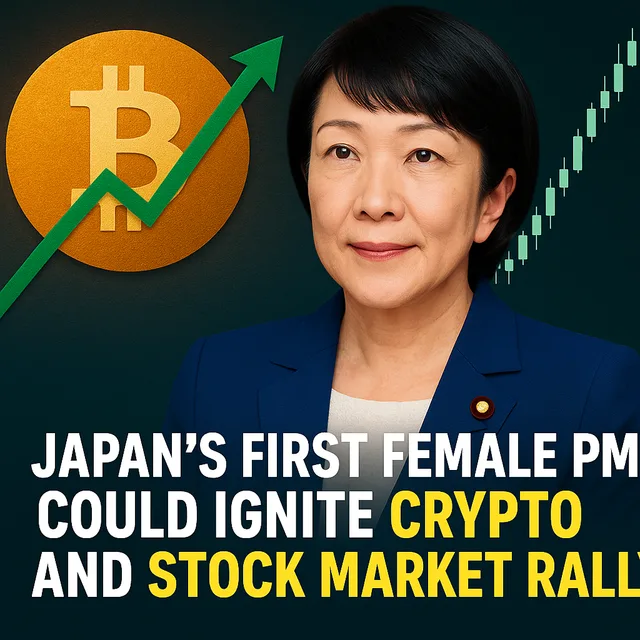 Japan’s First Female Prime Minister Could Ignite a Fresh Crypto and Stock Market Rally