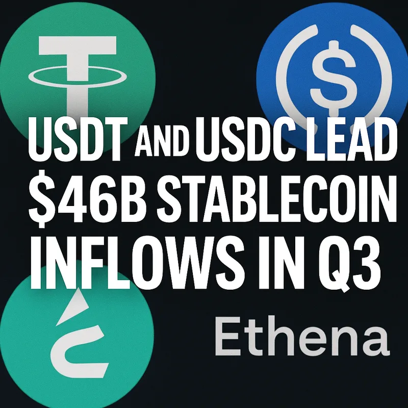 USDT and USDC Lead $46B Stablecoin Inflows in Q3 as Demand Surges