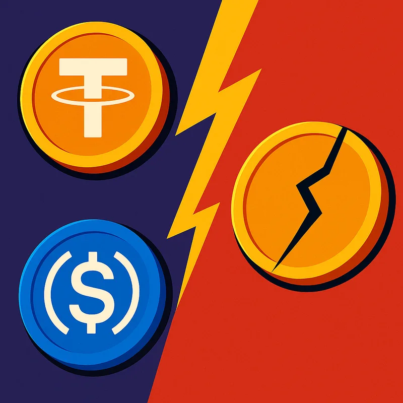 USDT and USDC market share falls as rivals expand
