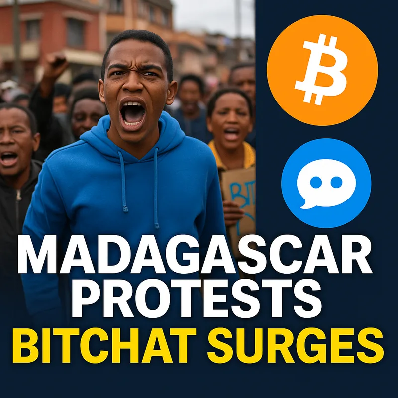 Bitchat Downloads Surge in Madagascar as Protests Over Blackouts Intensify